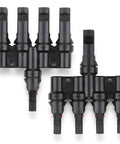 T Branch Solar Connector Plug And Play 1 To 4 For Solar Panels M To F And F To M Parallel String Splitter Joiner