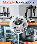 20:1 Planetary Gearbox for Nema 17 Stepper Motor in use with 3D Printer, DIY Robot, Automation Machine, CNC Machine