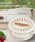 Two Pack Multifunctional Fruit Washing Bowl With Strainer 2 In 1 Drain Basket And Fruit Strainer Container With Lid, dimensions labeled
