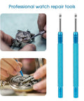 Two Pack Watch Hand Remover Tools for DIY Repair Pro Grade Watchmaker Puller Set multifunction tool in blue