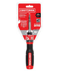 Front view of SpeedDrive Ratcheting Screwdriver That Drives Screws 2X Faster With In Handle Bit Storage For Up To 6 Bits, CMHT68129 By Craftsman.
