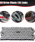 428 Drive Chain 116 Links With Chain Breaker Tool For 110cc 125cc Dirt Bikes ATVs Go Karts Quad Fits Apollo Suzuki Yamaha Honda