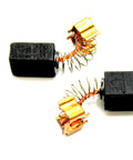 Heavy Duty Replacement Carbon Brush Set For Power Tools black graphite brushes with spring clips for easy installation
