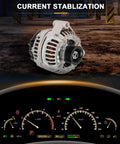Alternator Replacement For GMC Sierra 1500 HD 2005-2006, Sierra 2500 HD 2005-2007, Sierra 3500 2005-2006, Yukon And Yukon XL 2005-2006, OE 11075