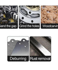 Top Drawer 3X10Mm Cone Abrasive Flap Wheels 45 Pack Quick Change 3Mm Shank for sanding gaps and grinding holes.
