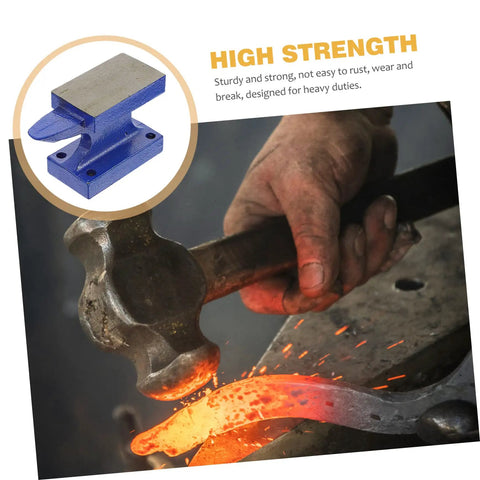 Heavy Duty Horn Pad Tool For Blacksmithing And Jewelry Making used for shaping metal under hammer strike.