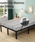 Set Of Six Anti Slip Mattress Holders For Metal Bed Frames, Heavy Duty Rubber Sliders on a mattress to prevent slipping.