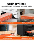 Pro Grade Router Table Setup Bars Kit in use with table saw, milling, drilling machine, and planer showing applications.
