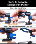 All-In-One Guitar Winder, Cutter And Bridge Pin Puller For Acoustic, Electric And Bass Guitars, Scratch-Free Rubber Head