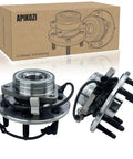 Pair Front Wheel Bearing And Hub Assembly For GM Trucks And SUVs Fits 1999 2007 Cadillac Escalade ESV Ext Chevrolet Silverado