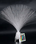 Remote Control Fiber Optic Party Lantern LED Table Centerpiece With Multicolor Changing Lights 16 Brightness Modes Colorful Home Party Decor