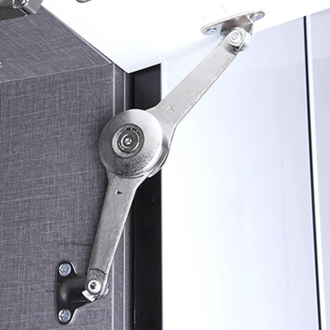 Soft Close Cabinet Lid Stay Hinge For Kitchen Wardrobe Cupboard Door Open Upward Or Downward With Adjustable Tension Lightweight Version