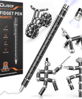 Dope Multifunction Fidget Pen Gift For Men And Women Graduation Gift For Him Or Her LED Light Ruler Touchscreen Pen DIY Toy Gadget