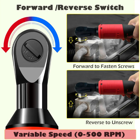Cordless Ratchet Wrench 3 8 Inch Compatible With Milwaukee 18V Battery 500 RPM brushless power wrench demonstration