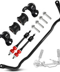 Front Stabilizer Bar And Sway Bar Link Kit For Ram 1500 2009 2010 2011 2012 2013 2014 2015 2016 2017 2018 2019 2020 2021 2022 Classic Dodge Ram Replacement 55398938AC black steel suspension kit