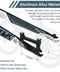 Detail of Beefy Rigid Mountain Bike Front Fork For 26 And 27.5 Inch Wheels Aluminum Alloy One And One Eighth Inch Threadless