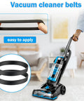 Replacement Vacuum Belt For Cleanview Swivel Pet Upright Bagless And PowerLifter Vacuum Cleaners shown with vacuum