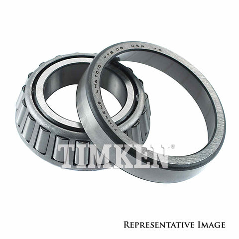 Close-up of Wheel Bearing And Race Set SET6 No Fuss Replacement Kit For Lawn And Landscaping Equipment, showing durable bearings and race assembly.