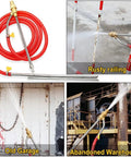 Pressure Washer Wet Sandblasting Kit 5000 PSI With Quick Disconnect 1/4 Inch for tough rust and paint removal, shown in use on metal surfaces.
