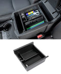 Center Console Organizer For Toyota 4Runner And Kia Telluride 2010 To 2024 Fits Across Models ABS Tray in car interior.