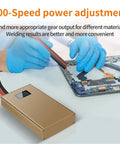 Portable Handheld Spot Welder With Color Screen Rechargeable Mini Welding Machine used in electronics repair