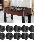 10 Pairs Foosball Table Bushings 48.5mm OD 15.8mm ID Threaded, black rod bushings shown with foosball table