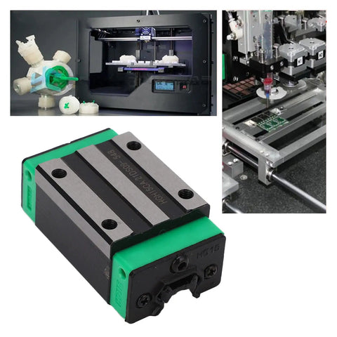 Built Tough Heavy Duty Linear Motion Bearing Block With Steel Wire Retainer for 3D printing and CNC automation equipment
