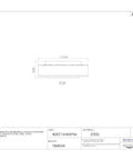Hardcore Tapered Roller Bearing Single Cone Inner Ring Standard Tolerance Straight Bore 1.1250 Inch ID.8125 Inch Width technical drawing.