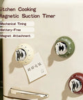 60 Minute Magnetic Timer For Fridge Magnet And Kitchen Use A Simple No Fuss Time Management Tool On fridge displaying notes