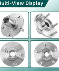 Front Wheel Hub Repair Kit For Dodge Caliber Jeep Compass Patriot Mitsubishi Lancer Outlander Outlander Sport 2007 Through 2017 SUV AWD Or FWD Ready To Roll 2 Pieces Replaces 510090 And BR930558K multi-view