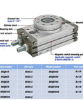 Pneumatic Rotary Cylinder Double Acting Air Table Actuator For Precise Motion Control And Automation MSQB MSQA Series