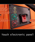 Touch electronic panel of Powerful 1500W Electric Magnetic Drill Press with motor and magnetic switch buttons.