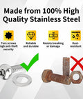 Lock Down Your Rig With Premium Tamper Proof Anti Theft License Plate Screws And Tail Light Bolts For Ford F150 F250 F350 F450 Raptor comparison of stainless screws and rusted bolts.