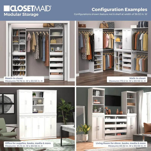 Super Slick Modular Closet Storage Organizer With Four Stackable Drawers In Taupe Decked Out With Decorative Trim And A Solid Back Panel For A Gotta Have Organized Space Vibe That Stays Tight And Totally Hassle Free