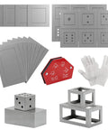 50 Piece Welding Practice Kit With Steel Coupons, Magnetic Clamp, Gloves, And Dice Cube Cuboid Projects For Beginners