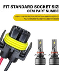 Level Up Your Ride With This Heavy Duty H11 Car Light Wire Socket Connector Set Featuring Tough Extension Wiring Harnesses And Multi Purpose Pigtail Adapters To Nix Flickers And Keep Fog Lights Running Slick For Most Cars In Black. Close-up of H11 socket connector with pigtail wiring.