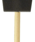 3 Inch Wide Disposable Poly Brush Set Of 36 Foam Applicators For Enamel Latex Stain Oil Paint And Varnish with wood handle