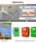 Tough Hybrid Solar Wind Power Controller With Lightning Protection And Hella Reliable Surge Guards For Zero Hassle Off Grid Battery Charging, featuring installation with solar panels.