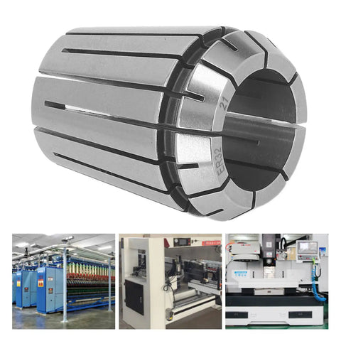 High Precision Spring Collet Chuck For Router And Cnc Engraving Machines With Shock Proof Design, 21mm diameter, tough carbide.
