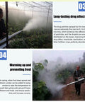 Person using Portable 15L Thermal Fogging Machine With Pulse Jet Power, 360 Degree Sprayer For Agriculture in greenhouse.