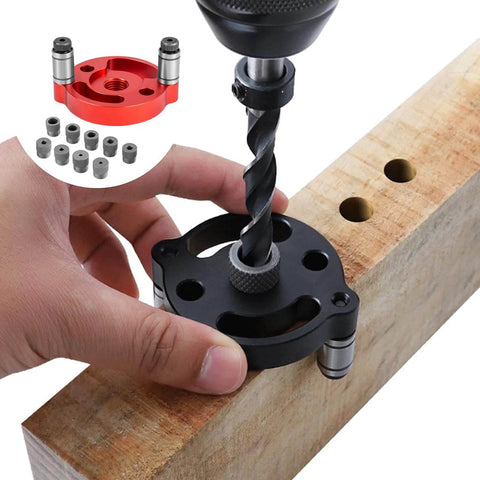 Self Centering Doweling Jig For Accurate Straight Holes With Adjustable Dowel Drill Guide 2 To 10 Mm Handheld Woodworking Locator