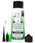 Mini Precision Craft Glue With Tip Kit For Fine Paper Crafting Scrapbooking And Card Making Its Go To Adhesive For All Your Projects 2 Fluid Ounces Acid Free Archival Clear Drying Super Strong Hold Made In USA bottle and tips