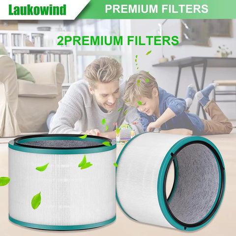 2 Pack Replacement Air Purifier Filters For HP01 HP02 DP01 Desk Purifiers Compatible With Part 968125-03 shown indoors