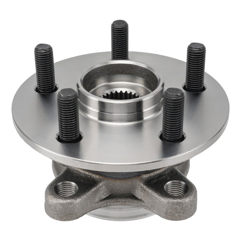 Exact Replacement Front Wheel Bearing Hub Assembly 513402 Fits Toyota Corolla 2019-2024, Prius 2016-2022, front view, 5 lug