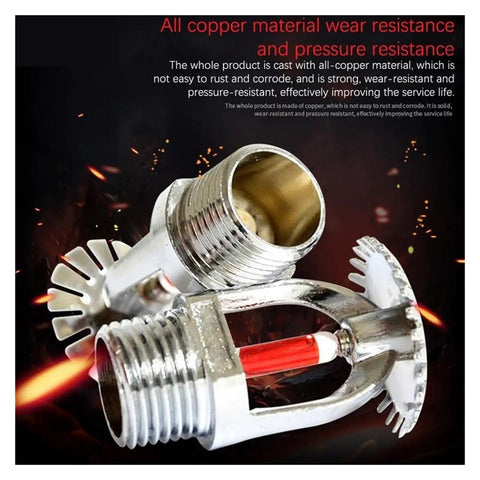 Heavy Duty Kick Ass Fire Sprinkler Head Hits Hard At 68C for fast response, made of all copper, mounted for ceiling use.