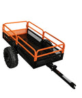 1500 Lb ATV UTV Tractor Trailer With Solid Steel Floor, Rugged Tires, Pivoting Tongue, The Ultimate Farm Workhorse For Land Management