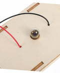 Circuit board with bulb and wires from Hands On Circuit Board Kit For Young Experimenters Electrical Circuit Building Set
