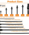 60 Pack Nylon Universal Cable Ties With Push Mount Buckles Pro Grade Heavy Duty High Temp Zip Tie Mounts Product Sizes