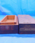Top Shelf Vintage Wooden Storage Box Built Tough To Sort Jewelry Small Tools Hardware Craft Gear And Daily Essentials Straight Up Without Any Mess Or Hassle Ever, shown from side view with an open compartment.