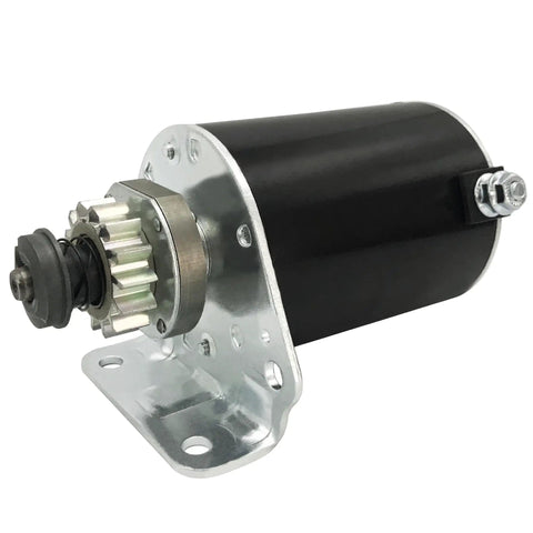 Beefy Steel Gear Starter Motor Replacement For Briggs Stratton 14.5 To 19 HP fits Craftsman John Deere Cub Cadet Toro New Holland